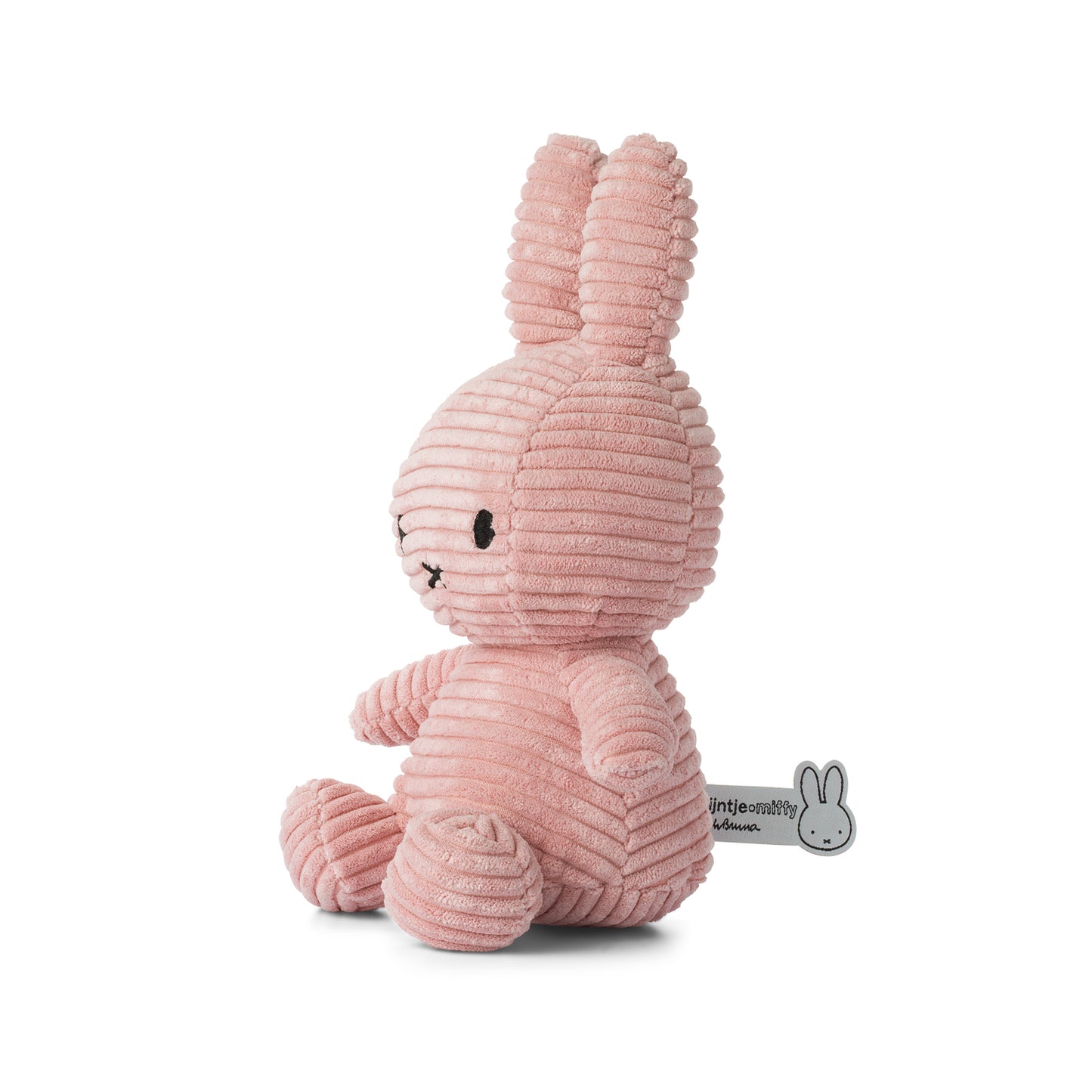 Miffy Sitting Corduroy Pink - 23cm - 9"