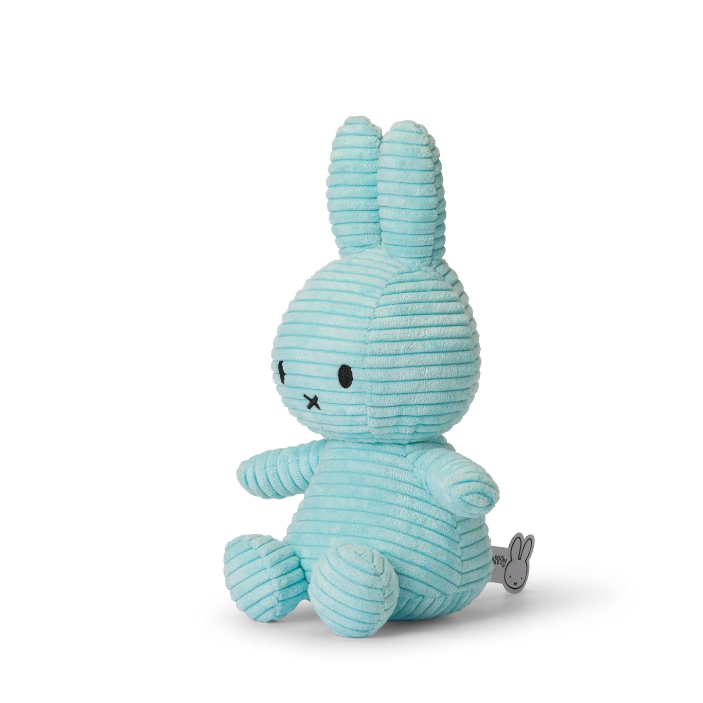 Miffy Sitting Corduroy Turquoise - 23cm - 9"