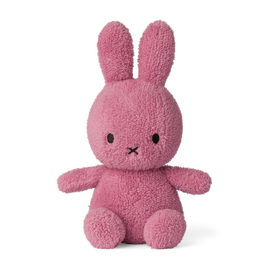 Miffy Sitting Terry Raspberry Pink - 23cm - 9"