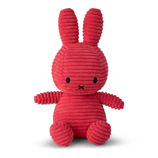 Miffy Sitting Corduroy Fuchsia - 23cm - 9"