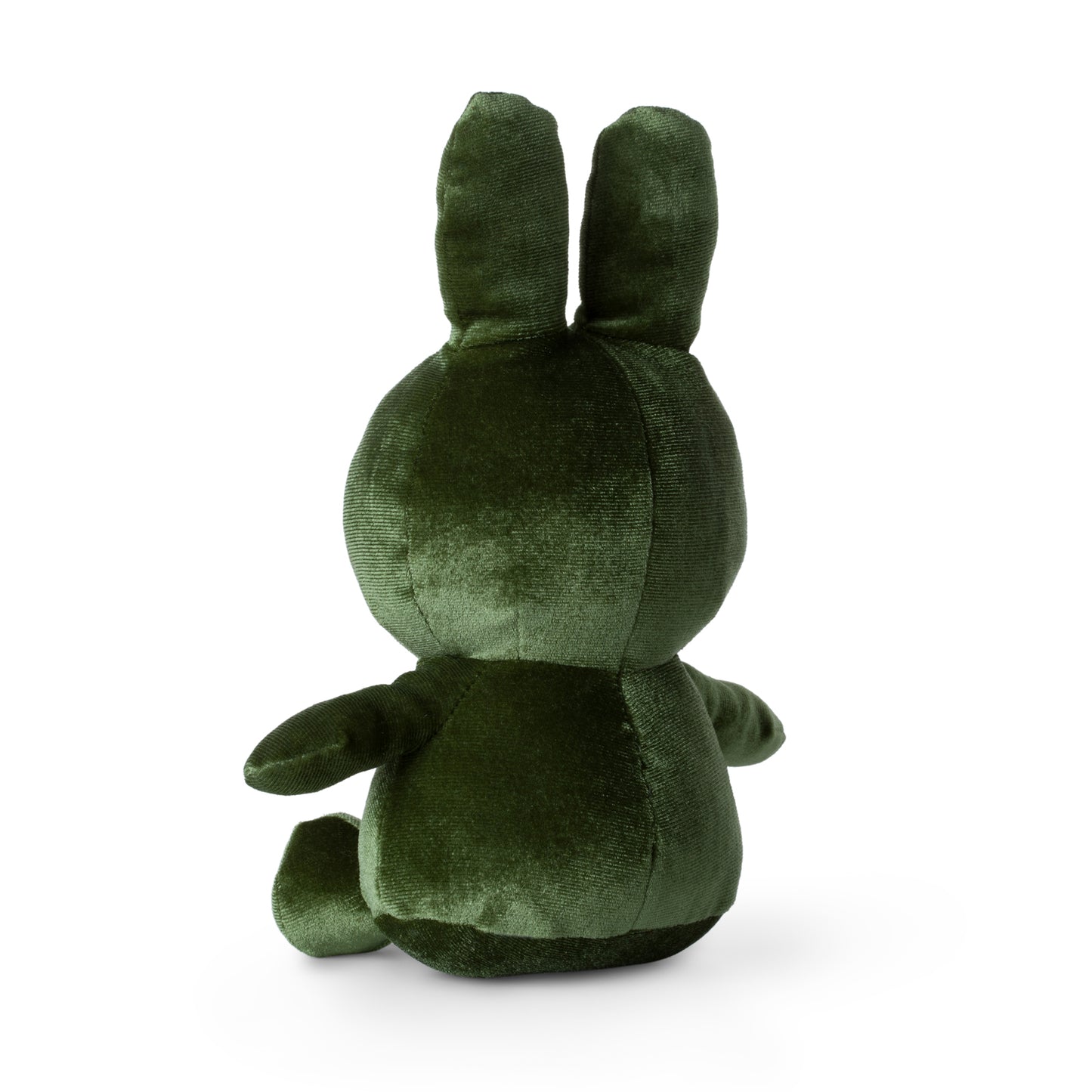 Miffy Sitting Velvetine Moss Green Back View