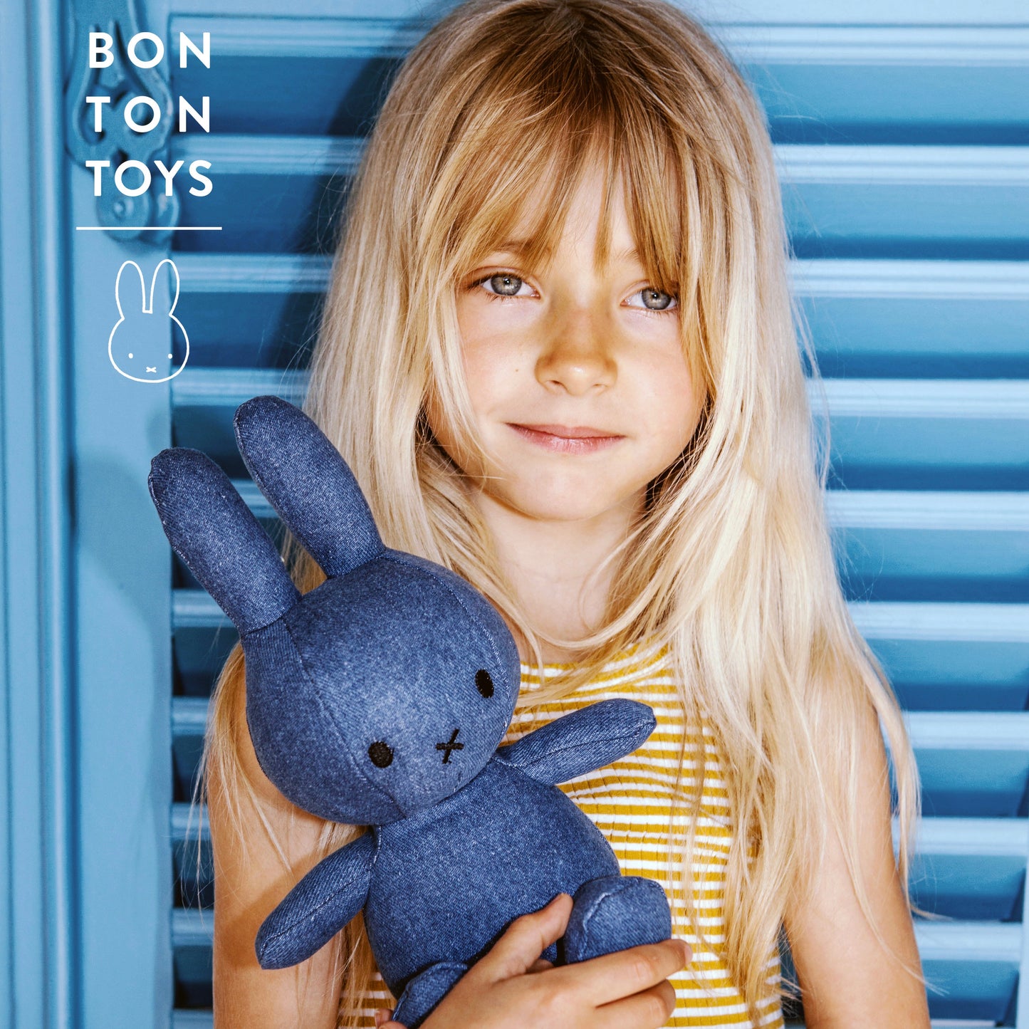 Miffy Sitting Mid Wash Denim  - 23cm - 9"