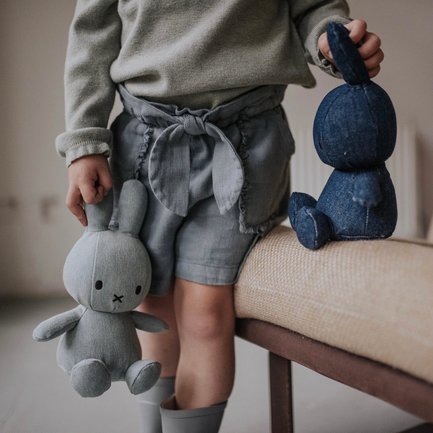 Miffy Sitting Light Wash Denim  - 23cm - 9"