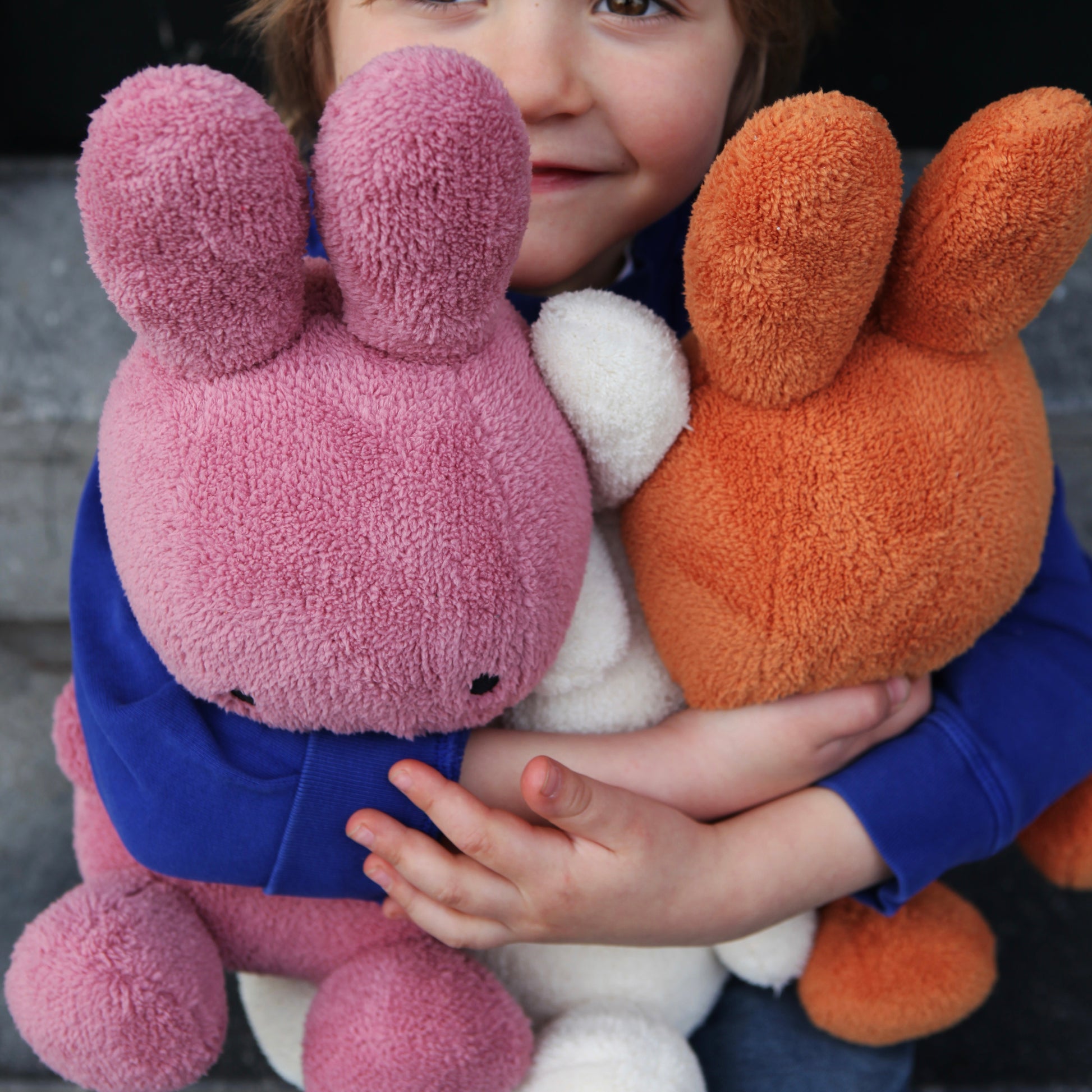 Miffy Terry Raspberry Pink group shot