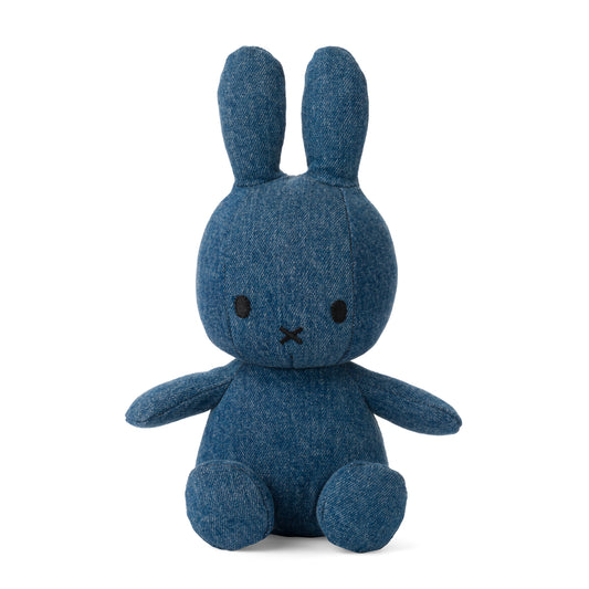 Miffy Sitting Mid Wash Denim  - 23cm - 9"