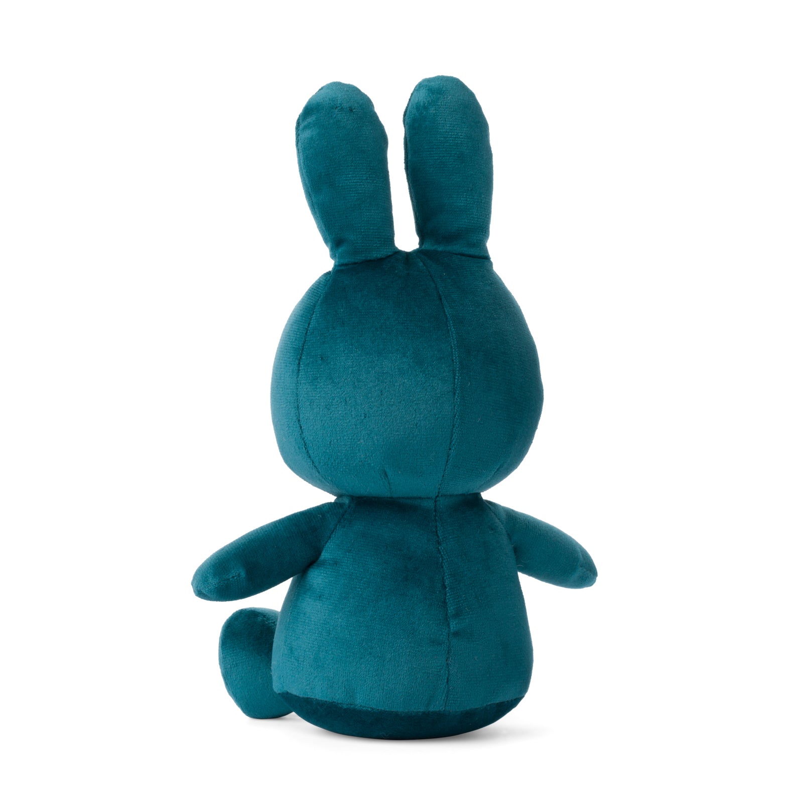 Miffy Sitting Velvetine Opal Blue Back View
