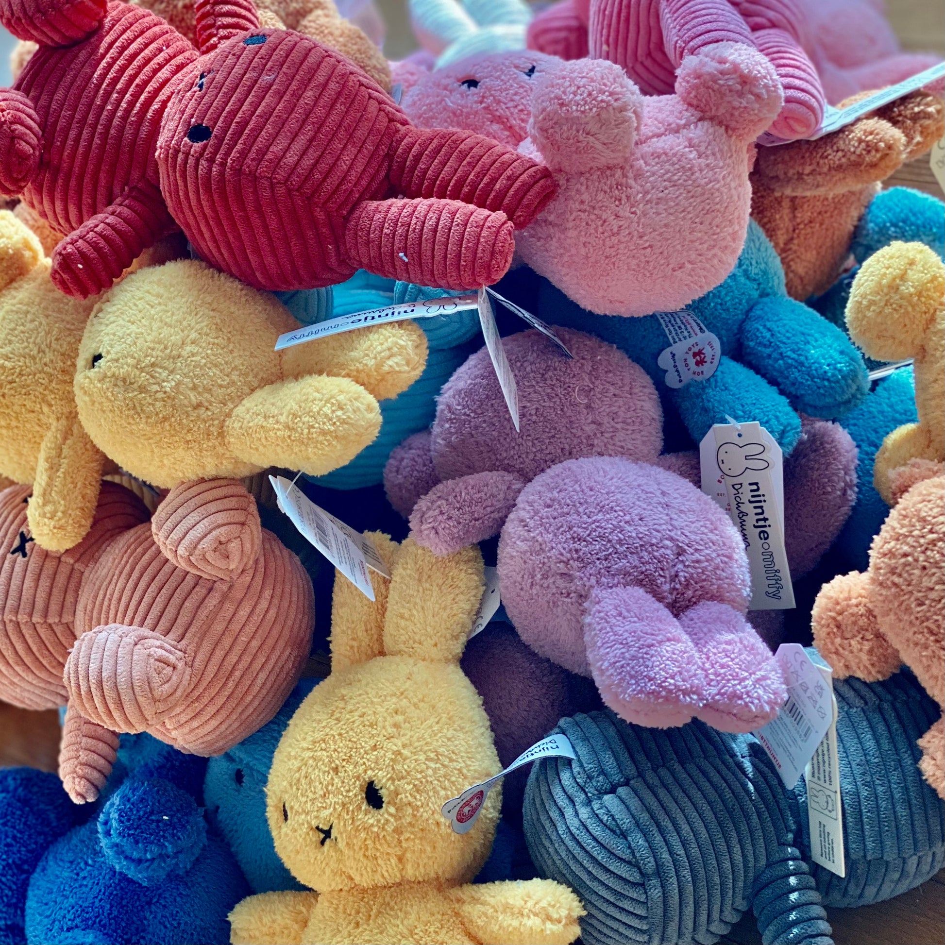 Miffy Mixed colors on a pile